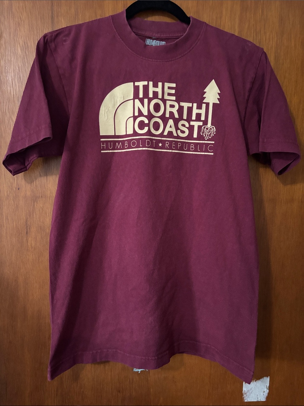 Humboldt Burgundy "The North Coast" Graphic Tee